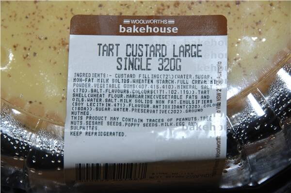 Underweight tarts cost supermarket $10,000