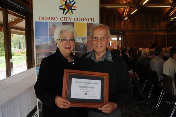 Volunteers Nena and Albert Stevens were two of 28 past and present residents recognised for their hard work volunteering.