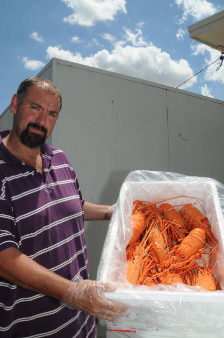 Seafood man supports local produce