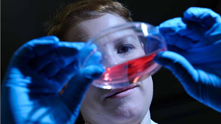 Dr Kylie Mason, who survived leukaemia as a teenager, now treats and researches blood cancers.