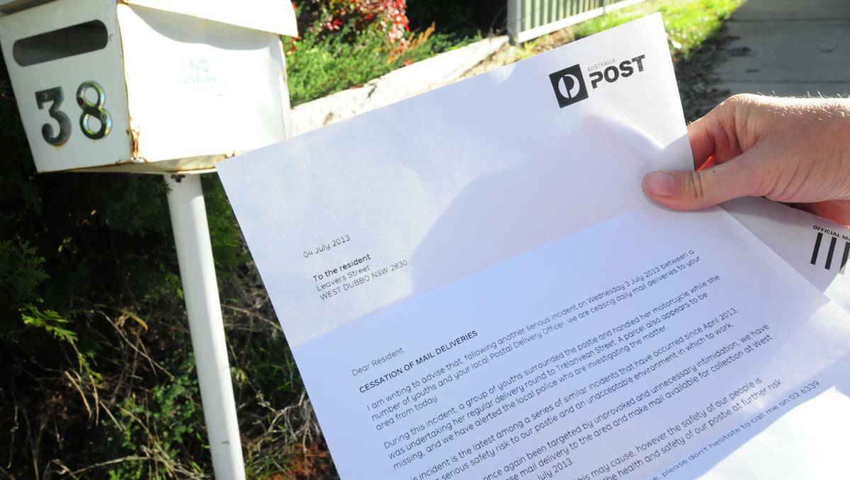 More than 200 homes to go without mail deliveries after Australia Post ban.