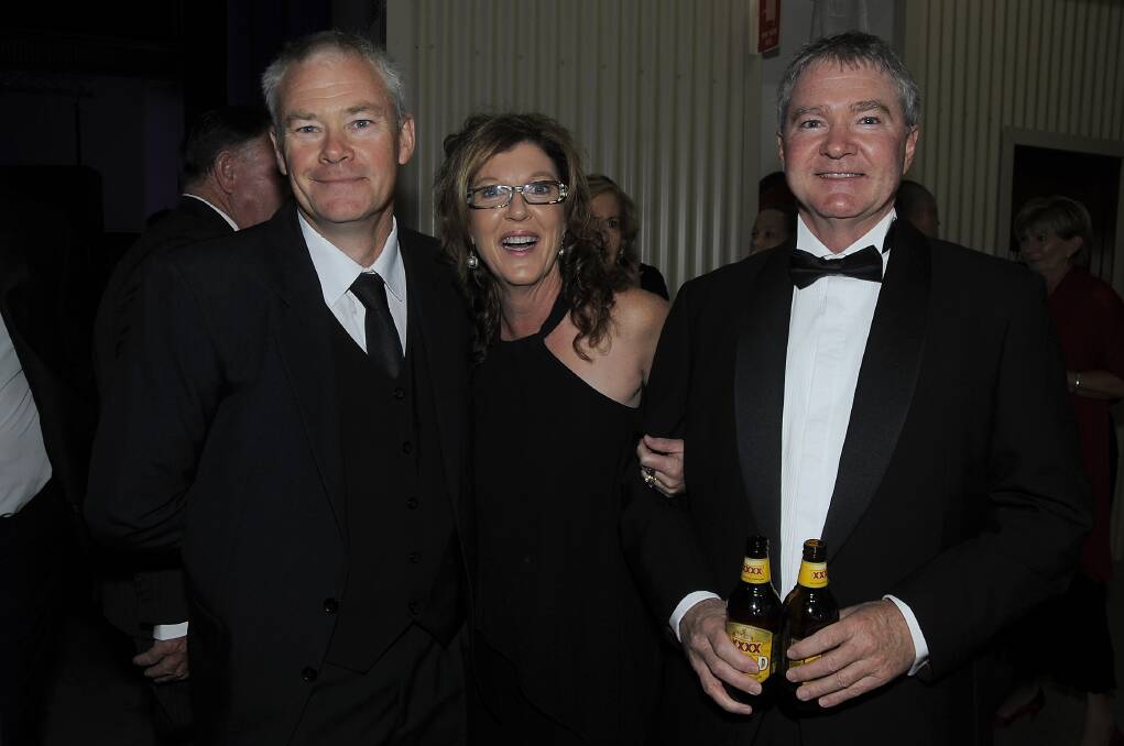 Greg Patterson with Anne and Richard Gemmell