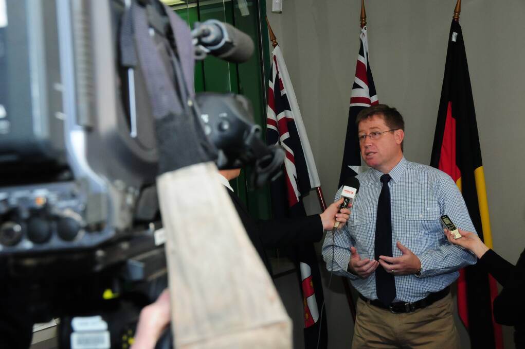 Dubbo MP Troy Grant confirms the Cobbora Coal Project will be sold or leased.	Photo: LOUISE DONGES