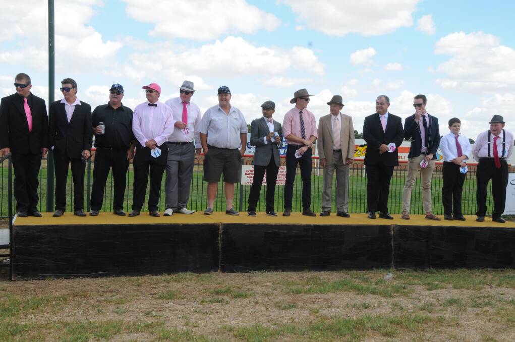 Men's Fashions on the Field contestants