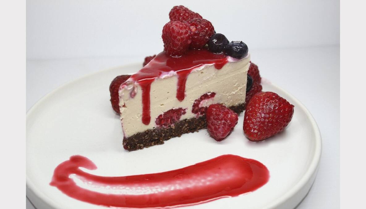 Gorgeous cheesecake from Raw Love Superfoods in New South Wales.