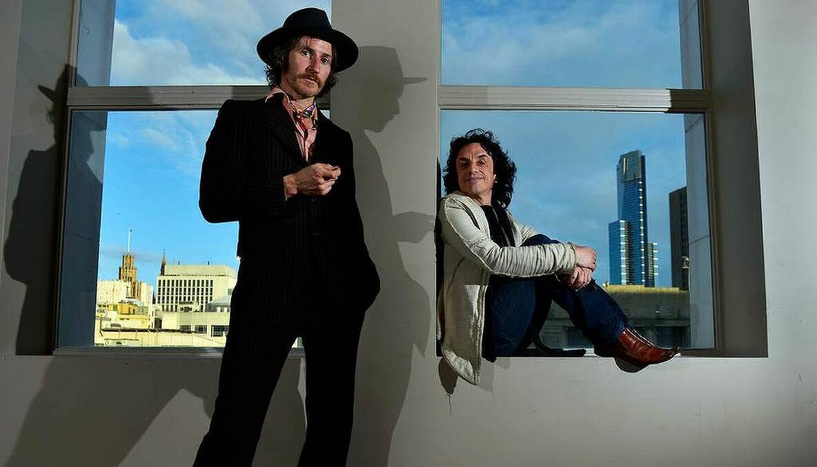 Tim Rogers and Paul Capsis performers starring in the 2013 Melbourne festival. Photo: Joe Armao 