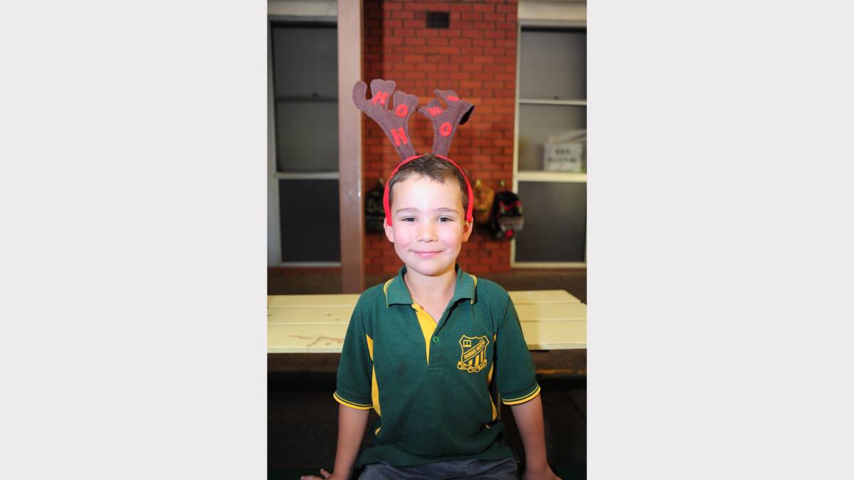 ALL I WANT FOR CHRISTMAS: Dubbo North Public kindergarten student David Towers would like a phone. 