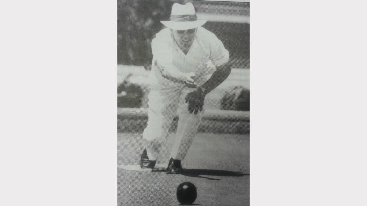 #TBT JANUARY 1993: John Little looks pensive as he lets one roll during a match at the Macquarie Club.