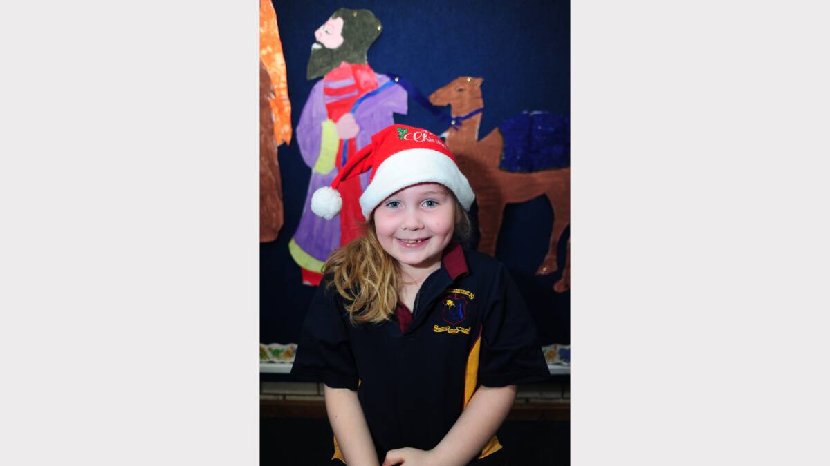 ALL I WANT FOR CHRISTMAS: St Mary's Primary School kindergarten student Matilda Good would like a fish. 