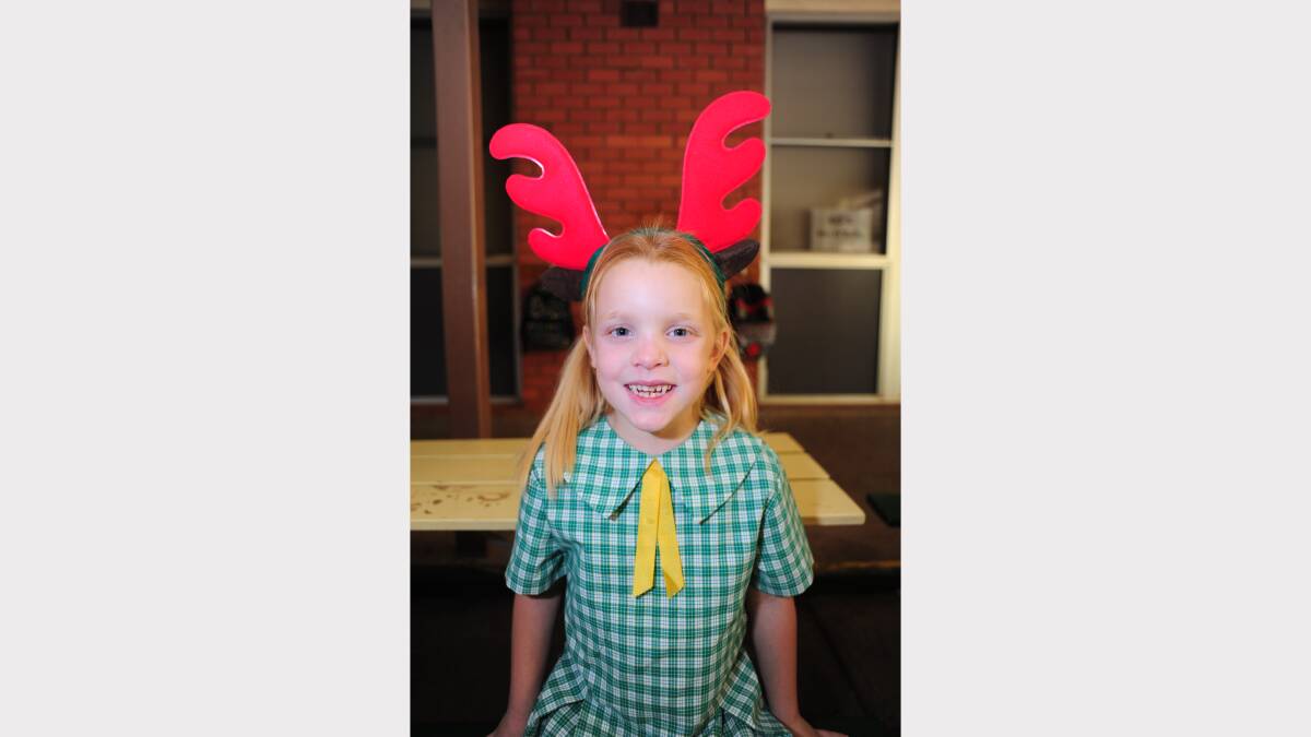 ALL I WANT FOR CHRISTMAS: Dubbo North Public kindergarten student Danielle Collis would like a pool. 