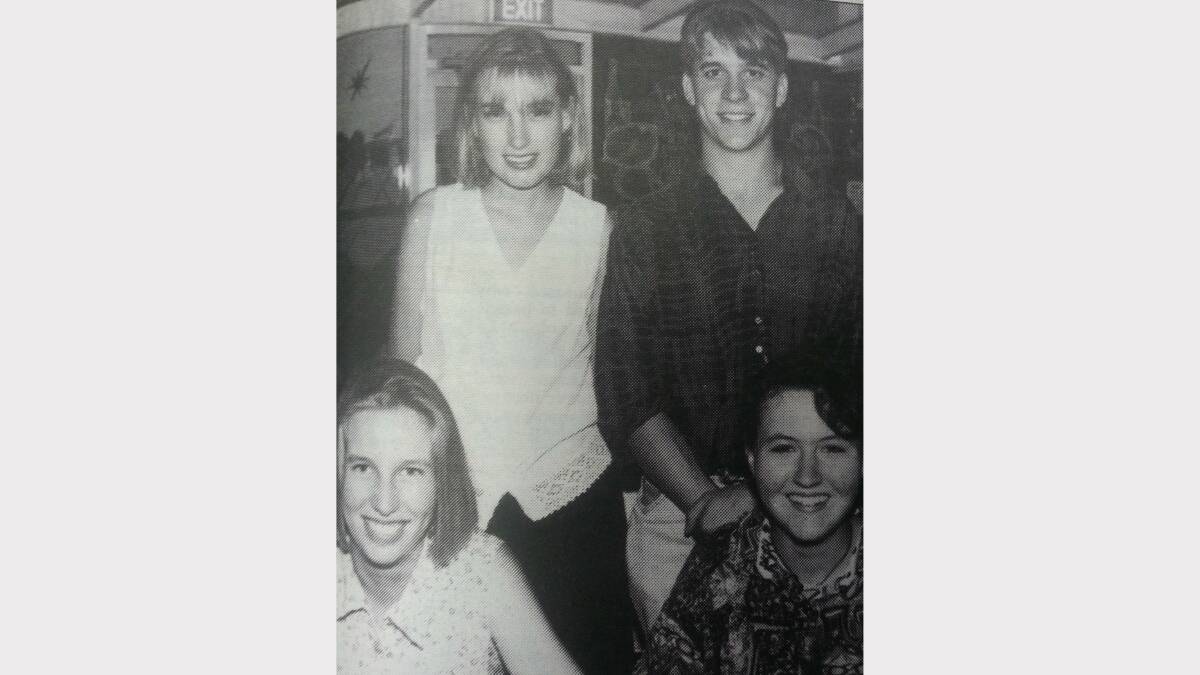 JANUARY 1993: Enjoying a meal at the South Dubbo Tavern were Kellie Bailey, Mason Hooper, Bianca Bailey and Briany Cafferky. 