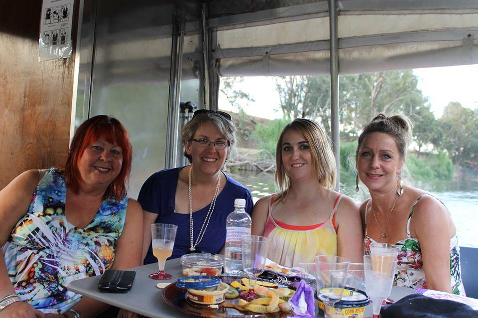 RAVE HAIR DESIGN: Rave Hair Deign recently cruised the Macquarrie river with Langley's Coaches for our Christmas party. Pictured are Nikki Sinclair, Anne Moston, Jaymea Rogers and Adele O'Donahue