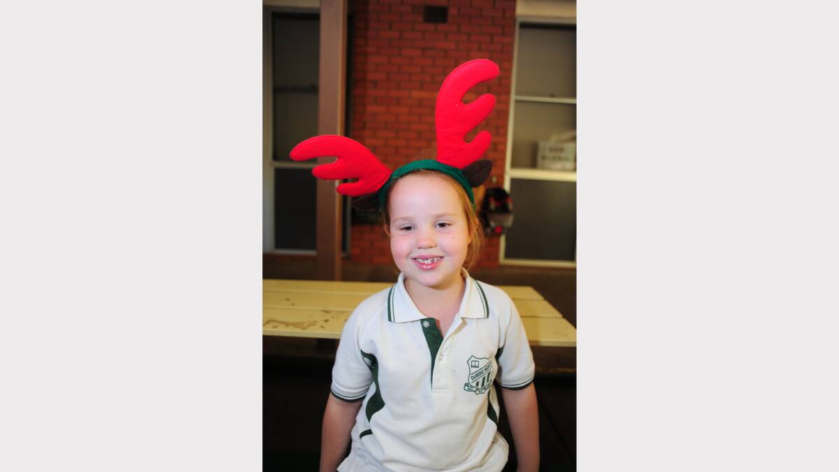 ALL I WANT FOR CHRISTMAS: Dubbo North Public kindergarten student  Ruby Lawless would like a Wii. 