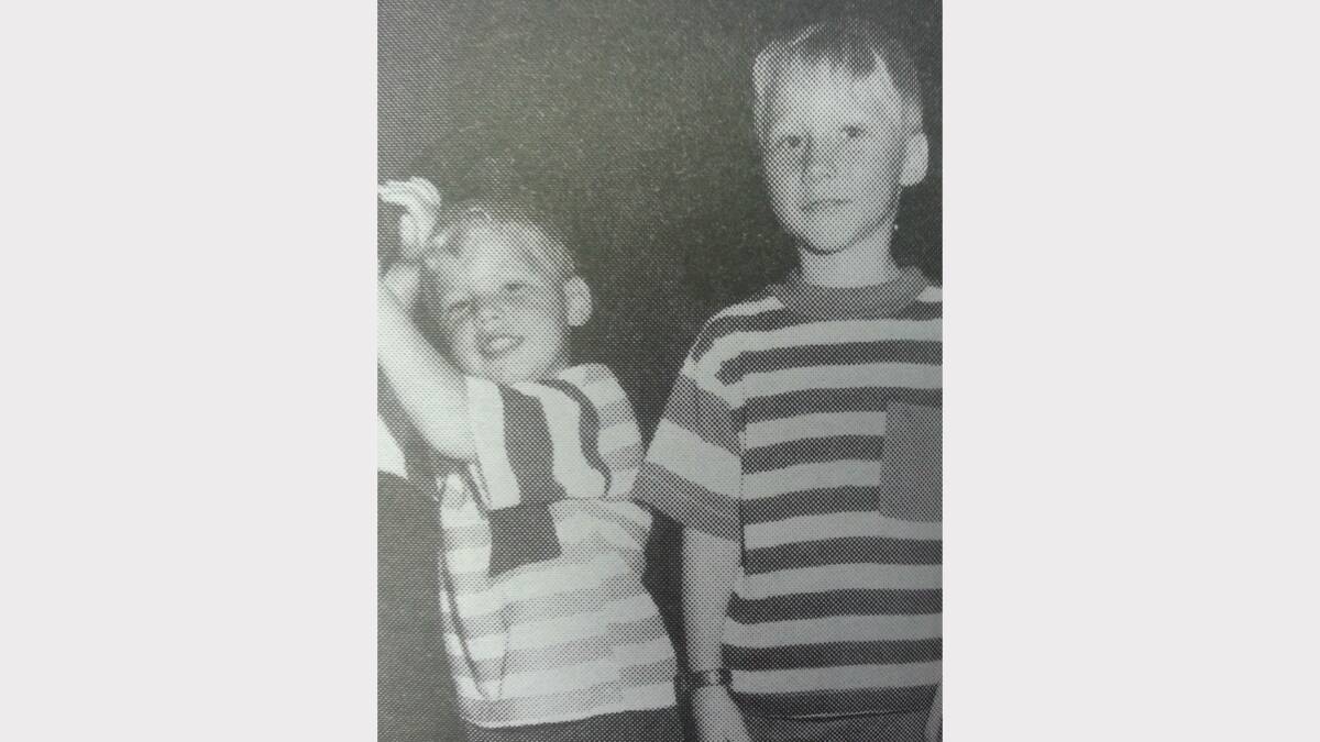 JANUARY 1993: Michael Dowell (3) and his brother Matthew (6).