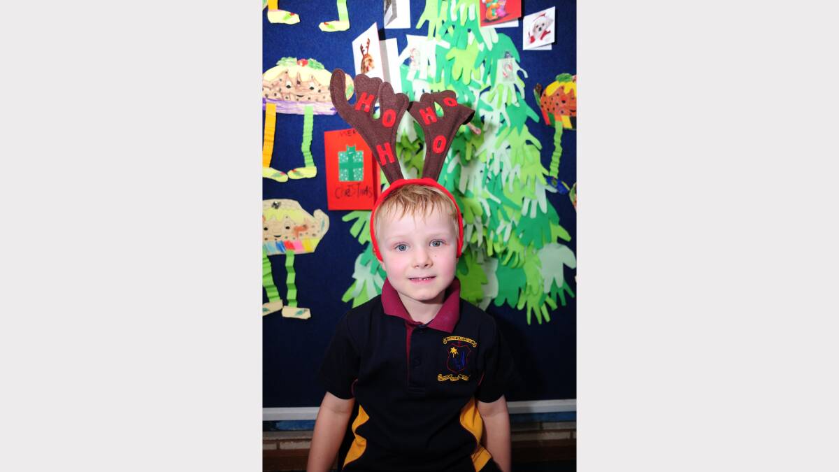 ALL I WANT FOR CHRISTMAS: St Mary's Primary School kindergarten student Zander Barton would like ninja turtle lego