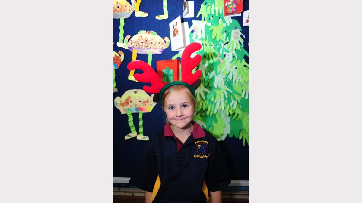 ALL I WANT FOR CHRISTMAS: St Mary's Primary School kindergarten student Georgie Cookson would like an ipad. 