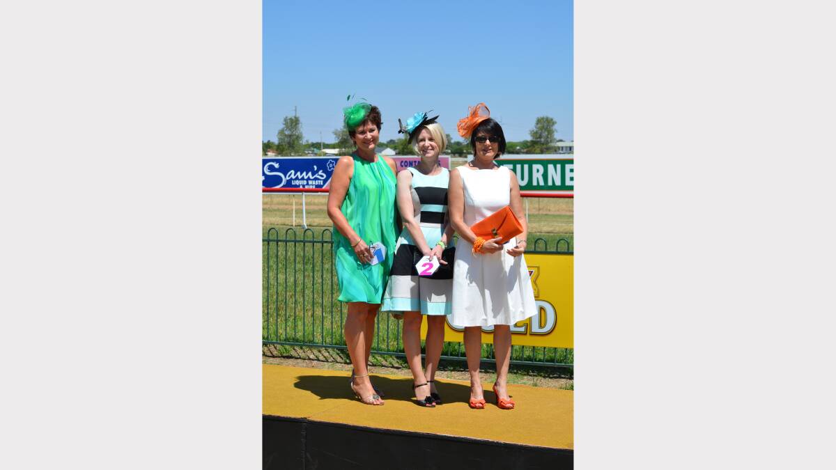 The winners of the Fashions on the Field, over 25s. Photo: GRACE RYAN, Western Magazine