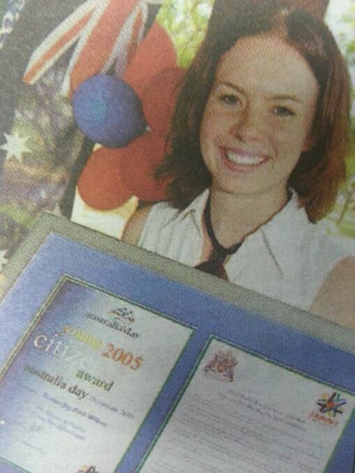AUSTRALIA DAY HONOURS 2005: Young Citizen of the Year Frances Wilson 