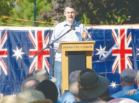 AUSTRALIA DAY HONOURS 2009: Dubbo’s Australia Day ambassador John Dee at Victoria Park.