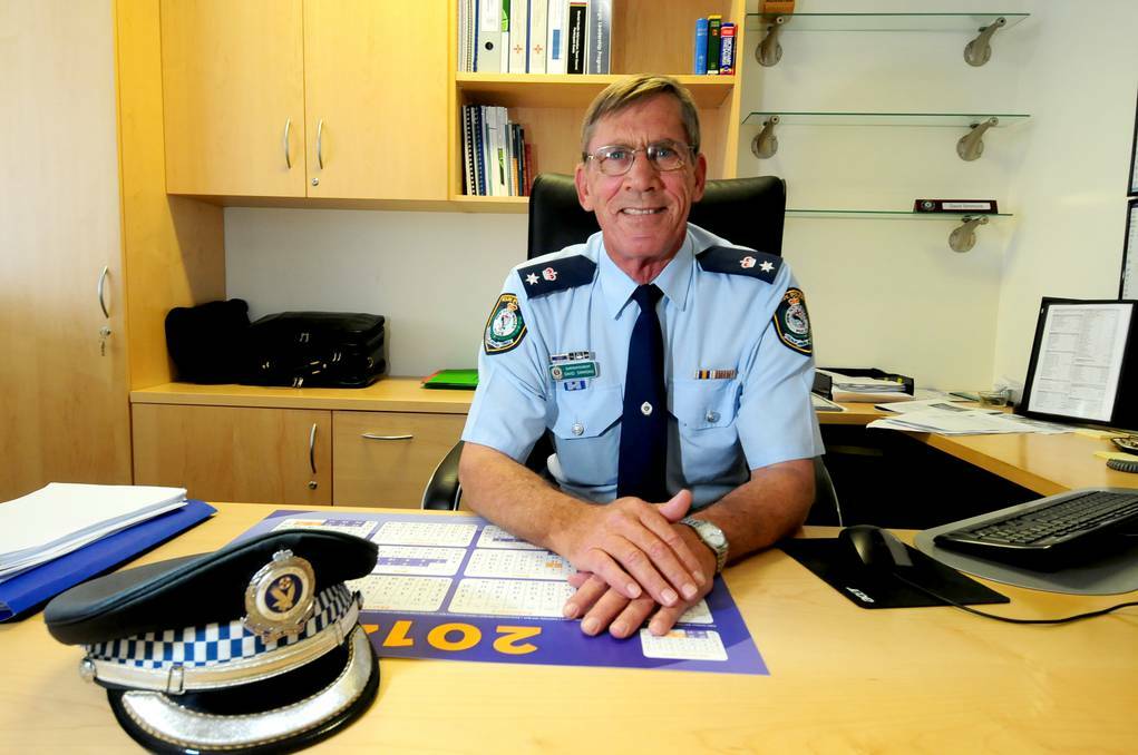 DUBBO: Superintendent David Simmons is settling into his new role of Local Area Commander for Orana after six weeks in the job. Photo: LOUISE DONGES