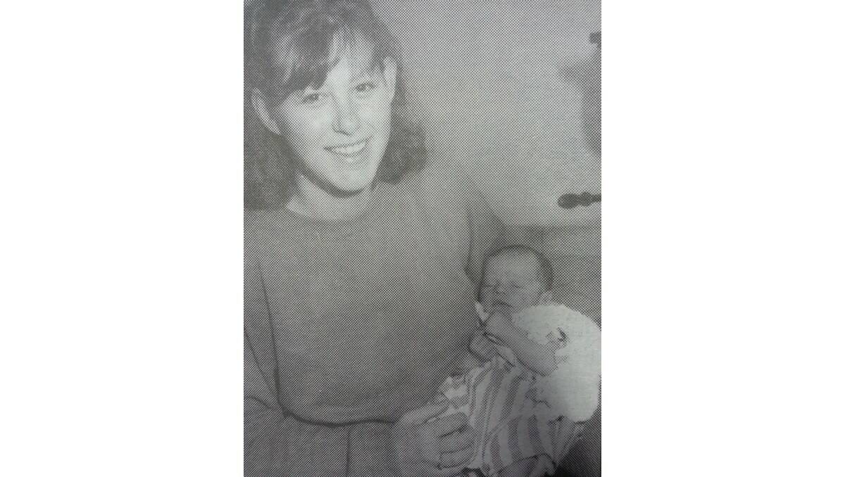 HAPPY 21st: Michelle Beasley with her son Haydn James Thomas