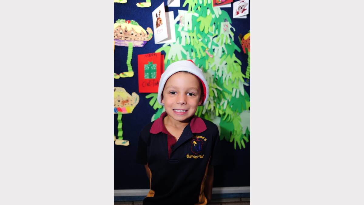 ALL I WANT FOR CHRISTMAS: St Mary's Primary School kindergarten student Zayden Jenkins would like a 3D deco light. 
