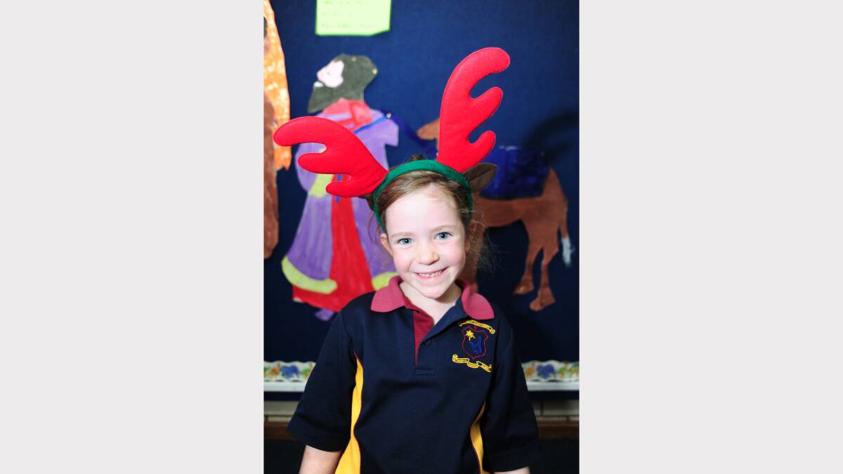 ALL I WANT FOR CHRISTMAS: St Mary's Primary School kindergarten student Clare Bonnington would like a barbie doll. 