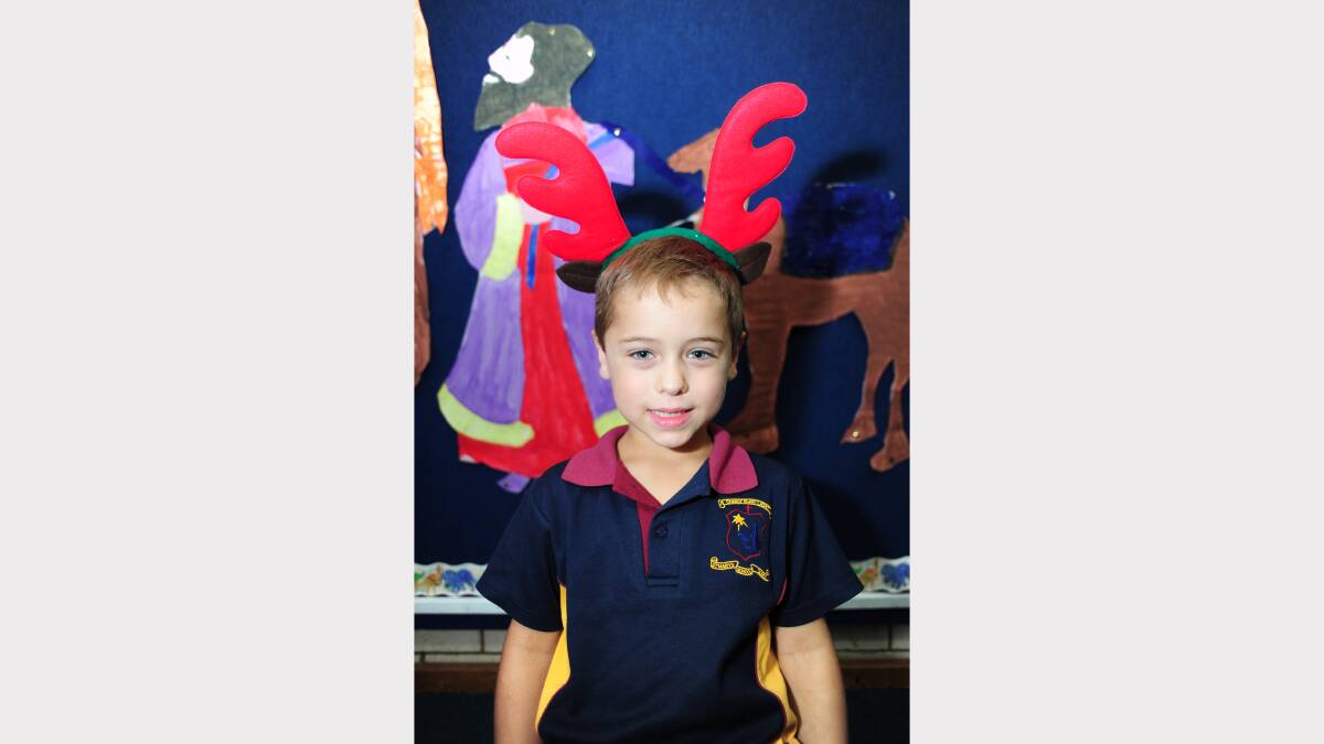 ALL I WANT FOR CHRISTMAS: St Mary's Primary School kindergarten student Solomon Butcherine would like a teddy bear. 