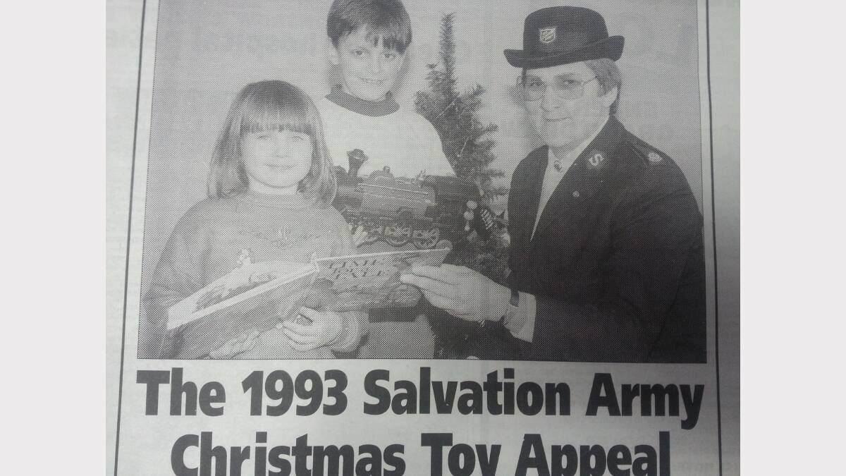 The Salvation Army Christmas Toy Appeal was running in 1993.  
