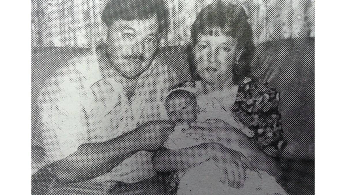 HAPPY 21st: Cindy and Mark Treloar with Samuel Christian.
