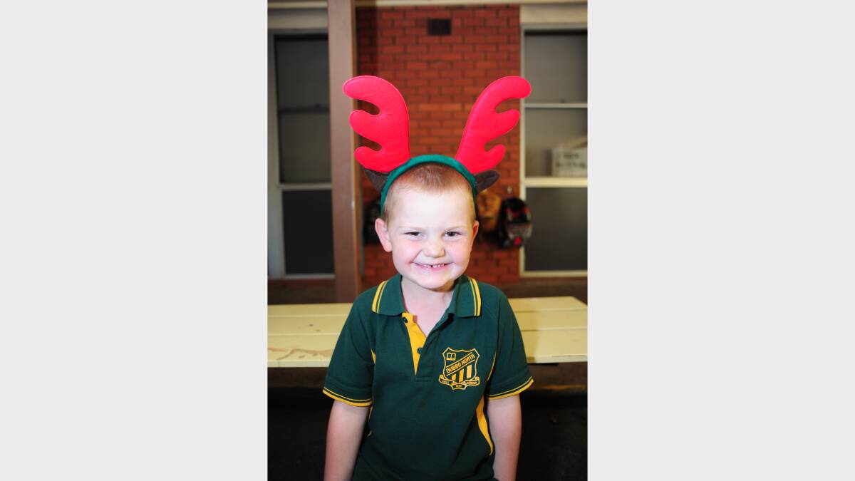 ALL I WANT FOR CHRISTMAS: Dubbo North Public kindergarten student Brodie Gow would like a toy train. 