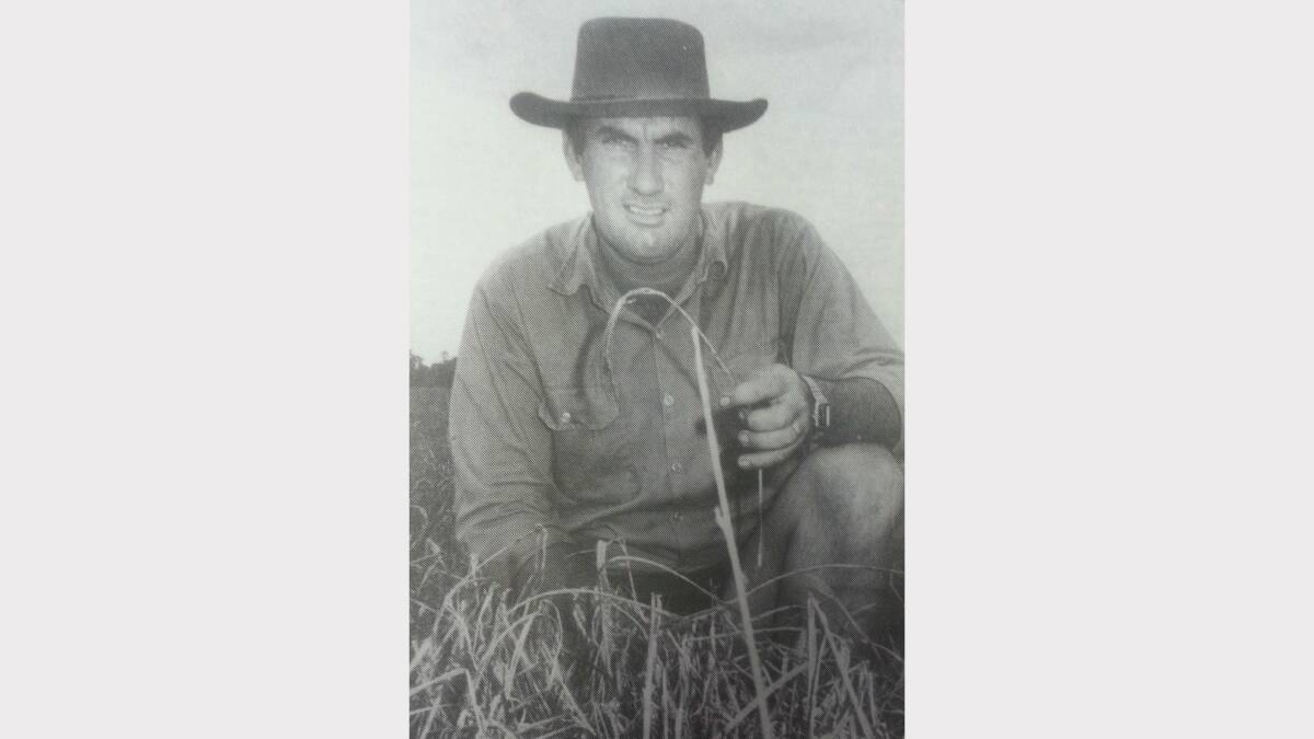 #TBT JANUARY 1993:  Dubbo district grain grower Garry Evans. 