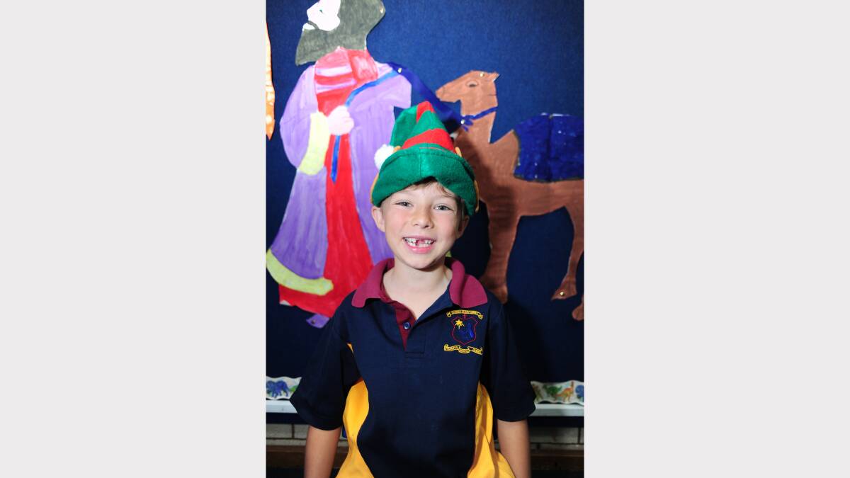 ALL I WANT FOR CHRISTMAS: St Mary's Primary School kindergarten student Harvey Shephard would like his two front teeth. 