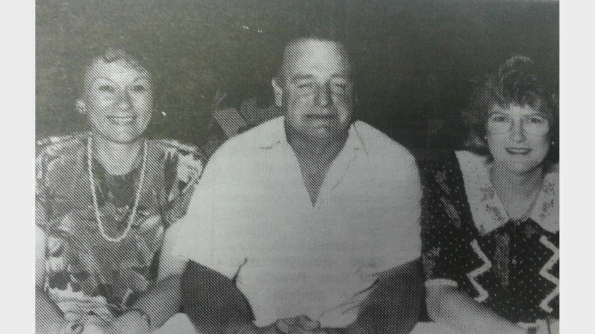 JANUARY 1993: Pam Monk (left) Peter Ewers and Norma Webb enjoyed dancing at the Dubbo RSL. 