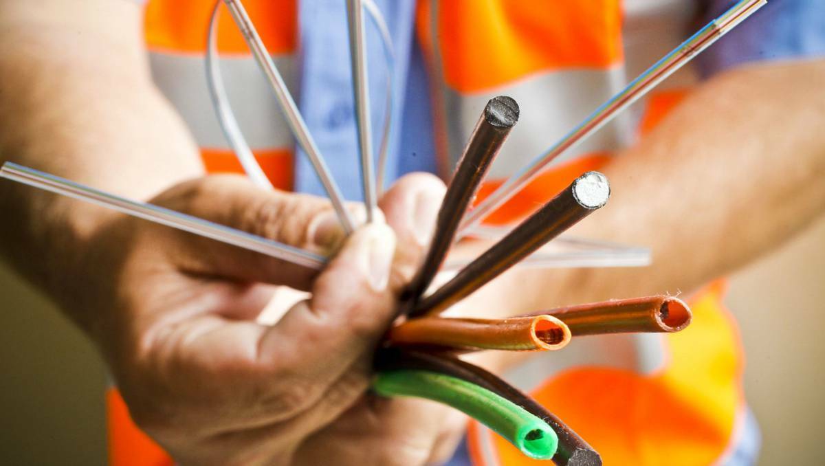 The fibre connecting locals to faster internet could be threatened under a Coalition government.