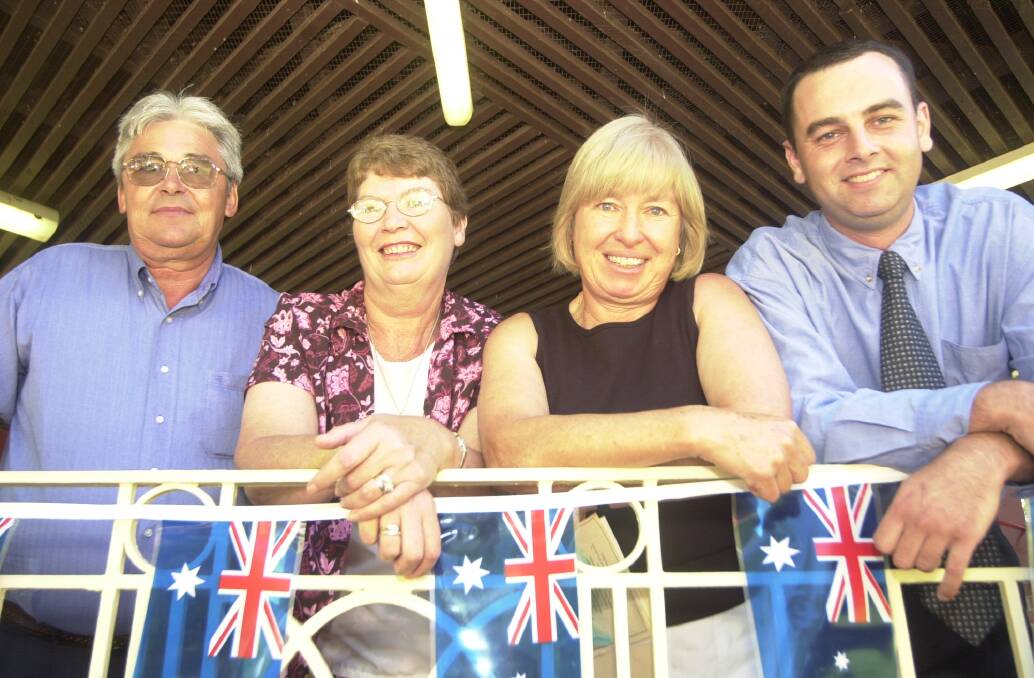 AUSTRALIA DAY HONOURS 2004: New citizens Geoffrey Rogers, Anne Findlay, Marianne DeKroo and Werner Muller.