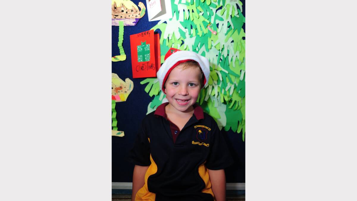 ALL I WANT FOR CHRISTMAS: St Mary's Primary School kindergarten student Noah Sutcliffe would like a DS. 