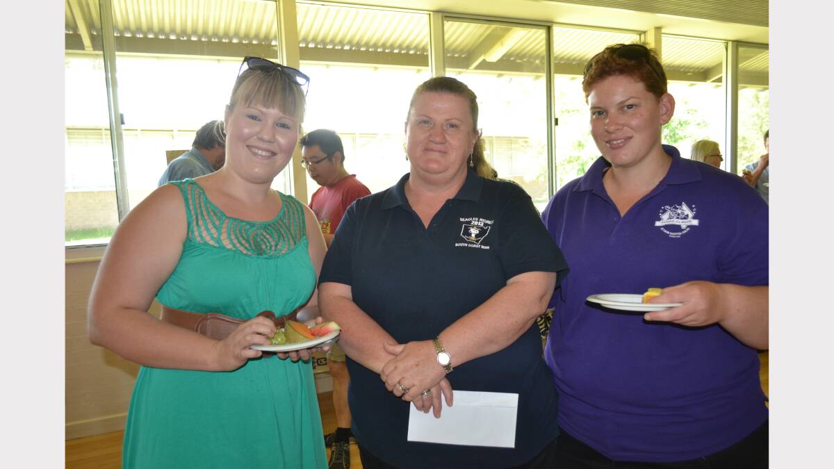 Students, staff and teachers from Dubbo College senior campus celebrated at a year 12 morning tea today. Pictured are Alana Keelan, Liz Fullerton and Sarah Foster. 