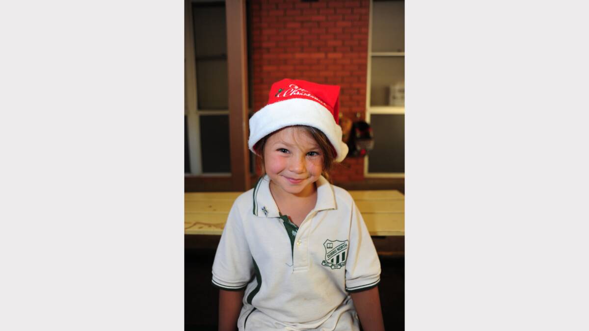 ALL I WANT FOR CHRISTMAS: Dubbo North Public kindergarten student  Kiara Konz would like a fairy. 