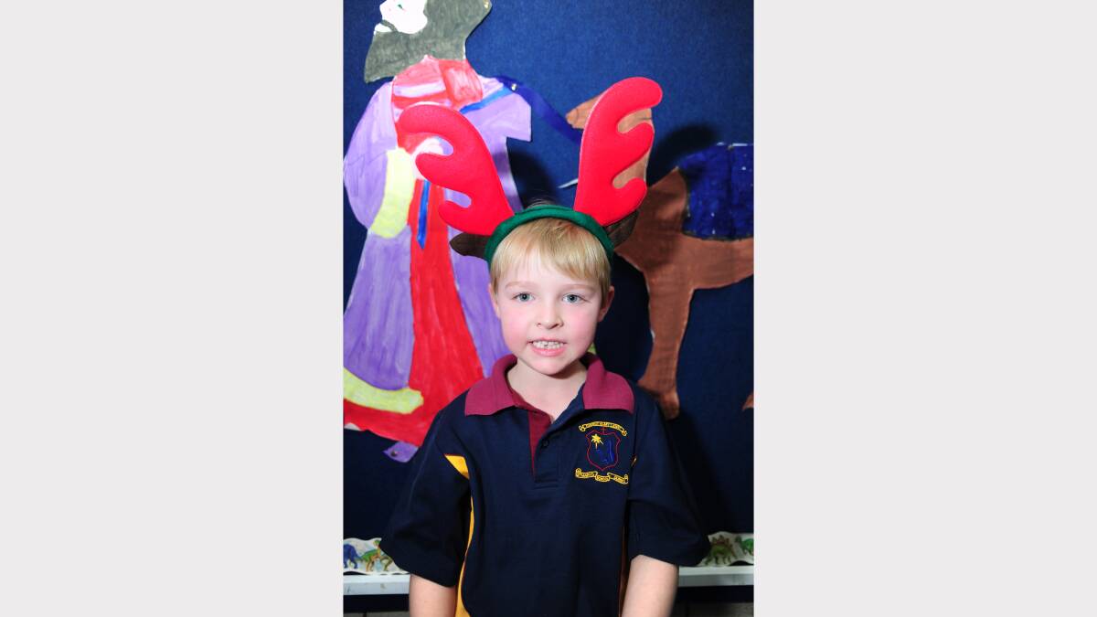 ALL I WANT FOR CHRISTMAS: St Mary's Primary School kindergarten student James Windsor would like cars. 