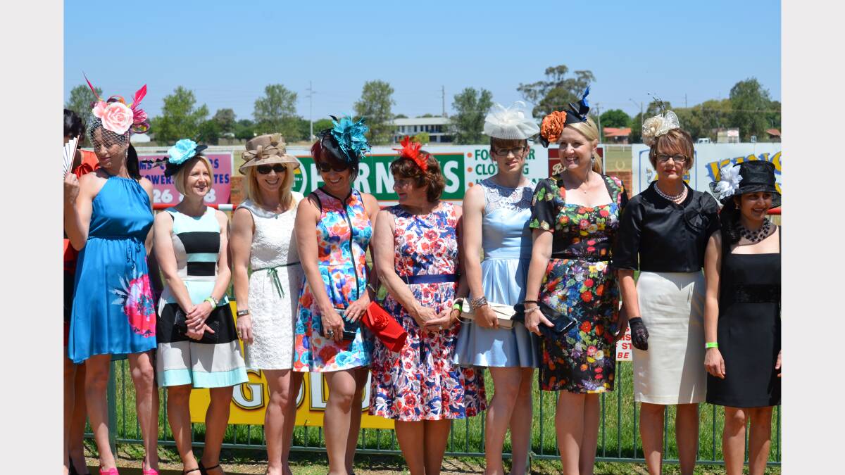Fashions on the field, over 25s. Photo: GRACE RYAN, Western Magazine