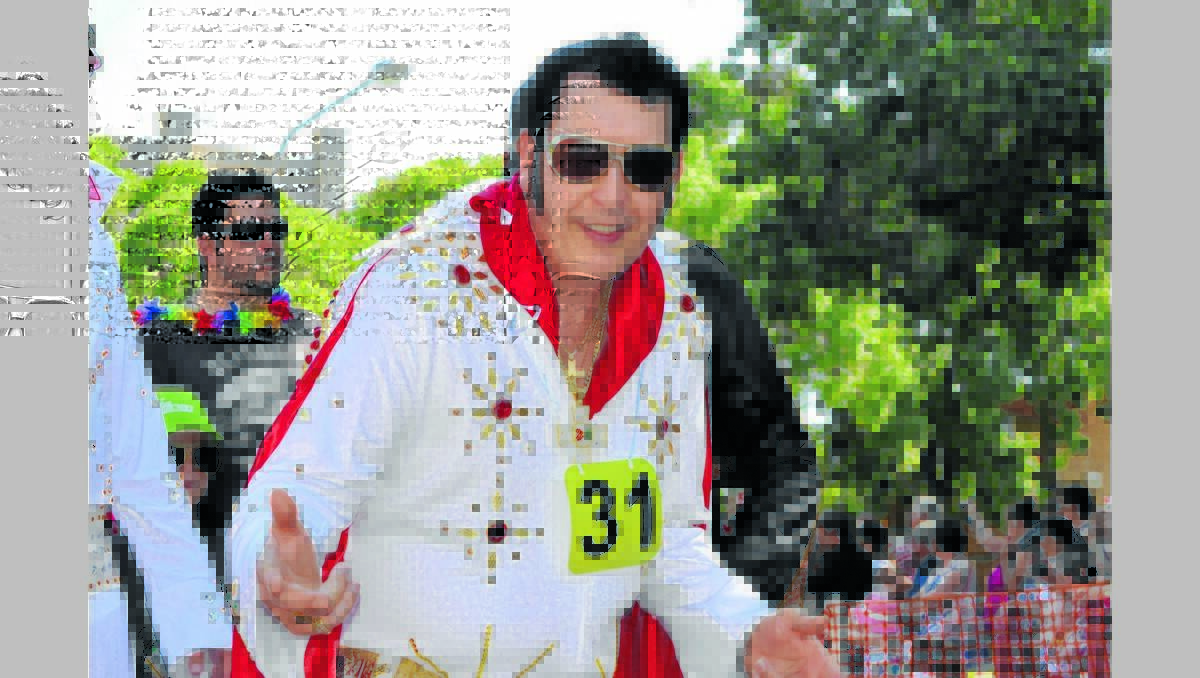 Fun in the sun at the Parkes Elvis Festival street parade. Photo: BARBARA REEVES