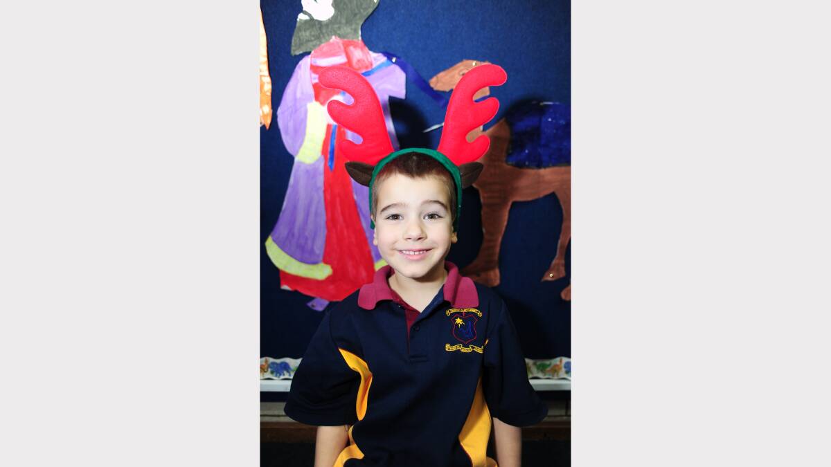 ALL I WANT FOR CHRISTMAS: St Mary's Primary School kindergarten student Ryan Messner would like A giant telescope for his sister. 