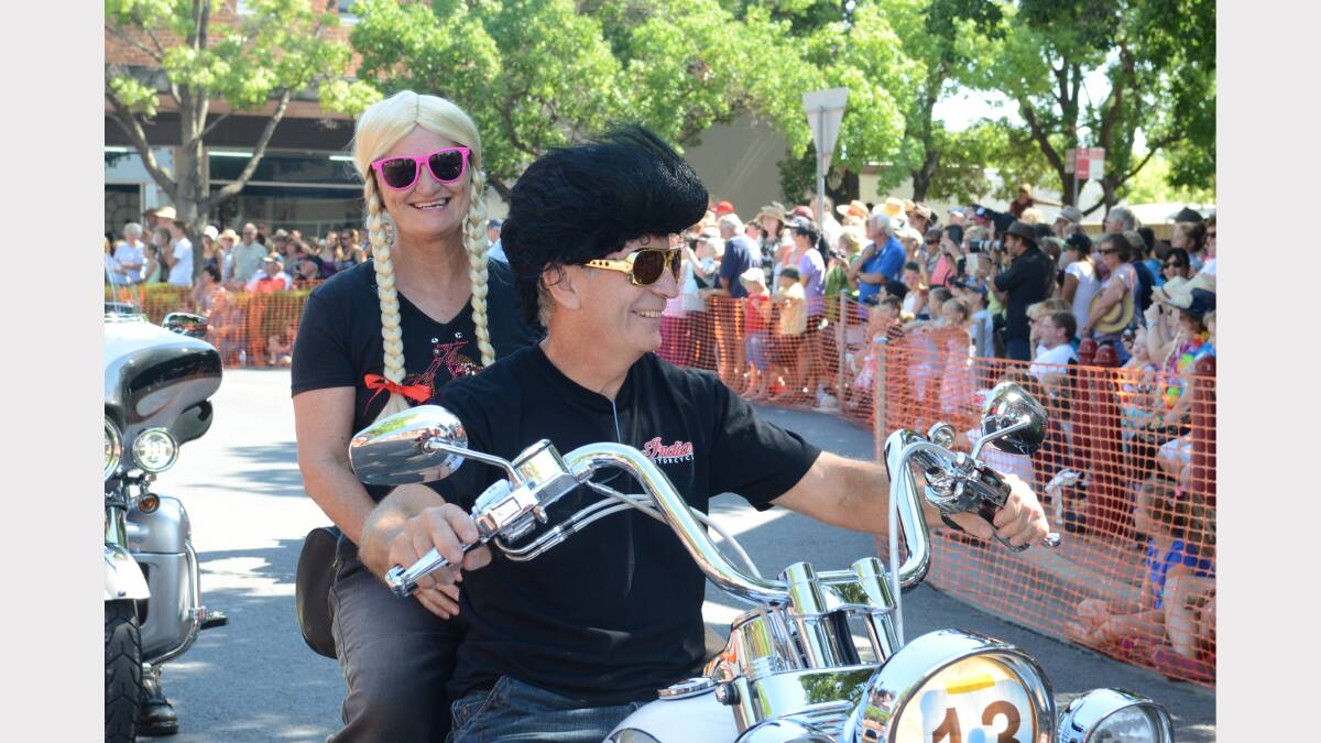 Scenes from the 2014 annual Parkes Elvis Festival Street Parade. Photo: RENEE POWELL