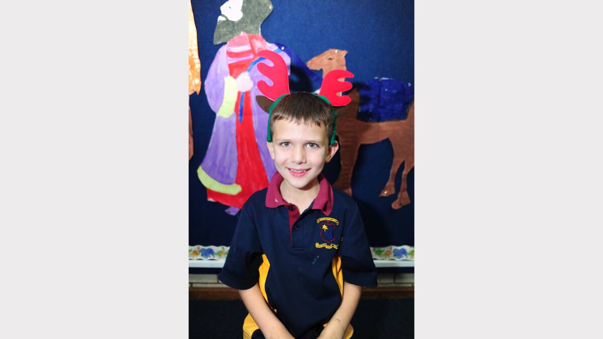 ALL I WANT FOR CHRISTMAS: St Mary's Primary School kindergarten student Samuel Fewtrell would like a surprise. 