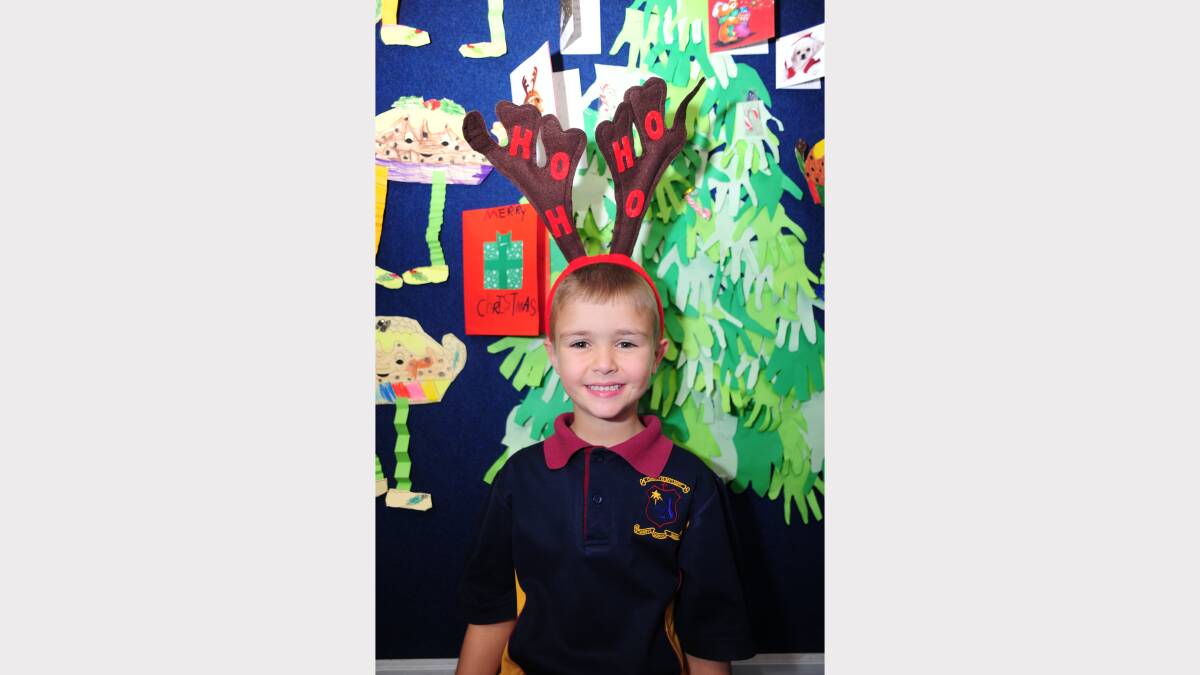 ALL I WANT FOR CHRISTMAS: St Mary's Primary School kindergarten student Braith Hocking would like a toy bow and arrow. 