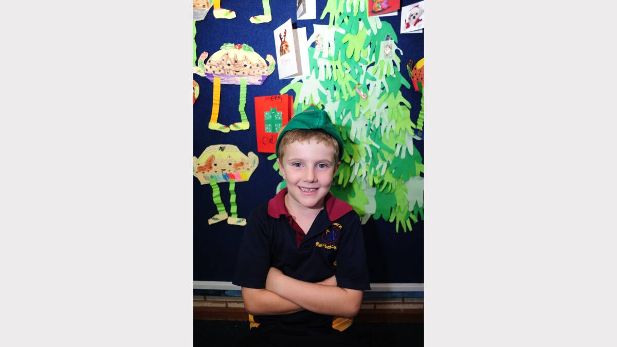 ALL I WANT FOR CHRISTMAS: St Mary's Primary School kindergarten student Thomas Chrystall would like trash packs. 