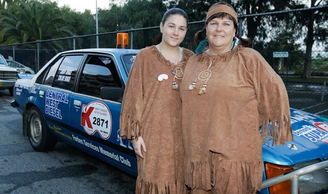 FORBES: Chloe and Judy Ruge in costume during the recent Kidney Kar Rally.