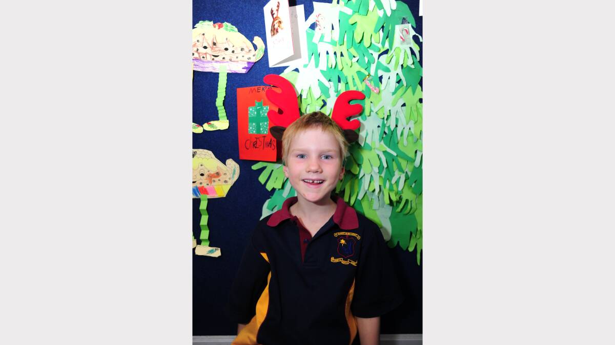 ALL I WANT FOR CHRISTMAS: St Mary's Primary School kindergarten student Cooper Smith would like a Treff Pack. 