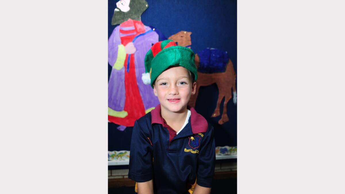 ALL I WANT FOR CHRISTMAS: St Mary's Primary School kindergarten student Alexander Maas would like a Rip Curl Hat and a Motorbike jump. 